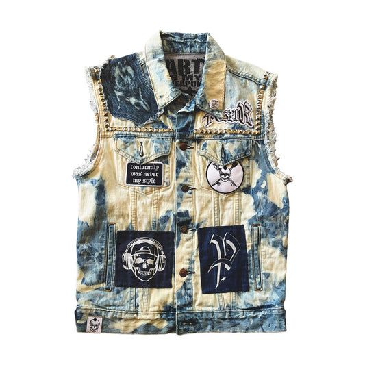 Customized Punk Denim Vest